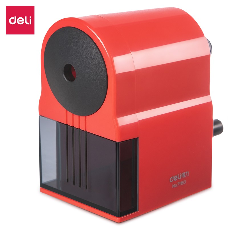 得力(deli) 5档调节 104*61*109mm 自动进笔削笔机 红色（单位：个）