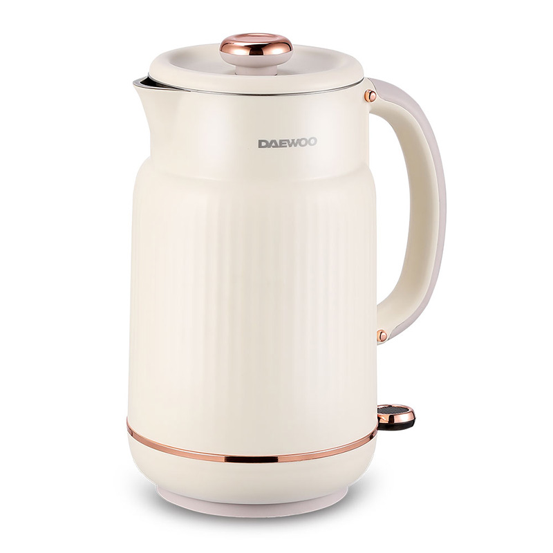 大宇（DAEWOO） 双层防烫304不锈钢内胆电热水壶 DYSH-15F82 单位（台） 流苏白