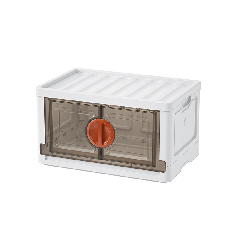 捷扣捷扣（JEKO＆JEKO）6541侧开门折叠收纳箱SWB-5898(单位：只）偏远地区不发货 透明咖