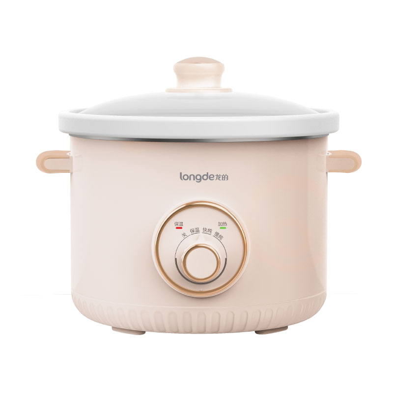 龙的（longde）电炖锅 电炖盅煲汤锅炖汤锅 婴儿煮粥锅bb煲 熬粥养生 LD-DG3235 自然色