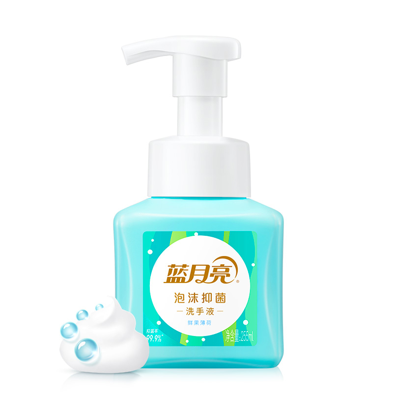 蓝月亮 泡沫抑菌洗手液 10002401 鲜果薄荷255ml 混色（单位：瓶）