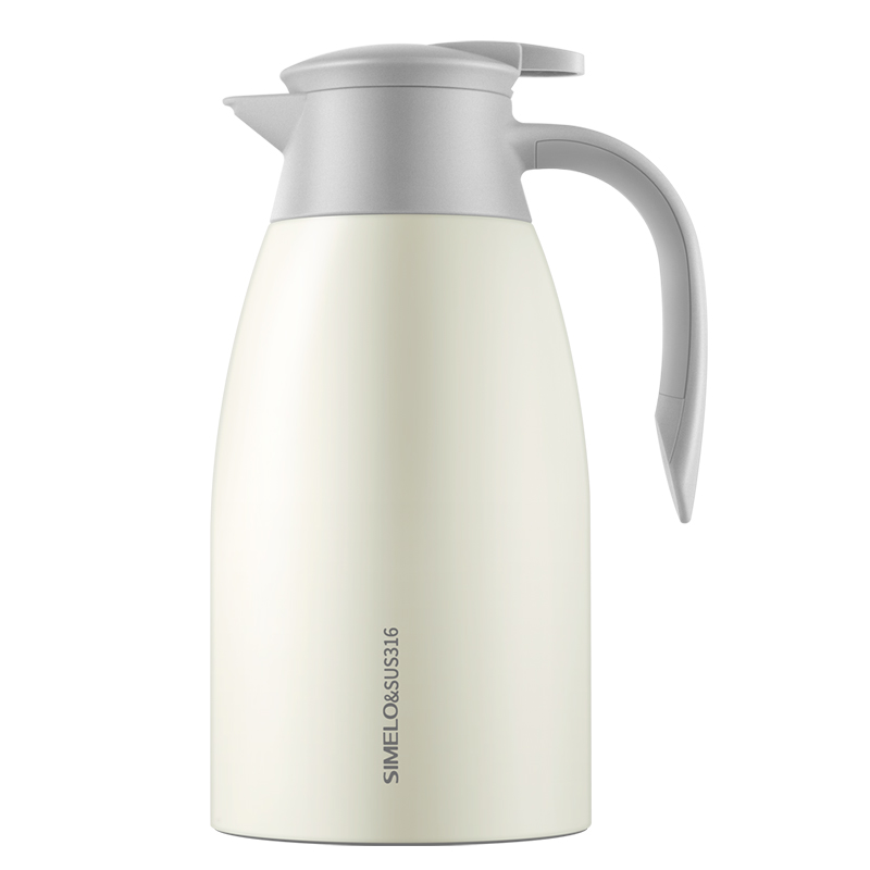 SIMELO印象京都系列迎宾保温壶2000ML(单位：个） 雅致白