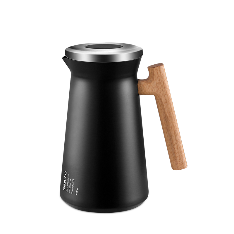 SIMELO印象京都系列北欧保温壶1000ml(单位：个) 宁静黑