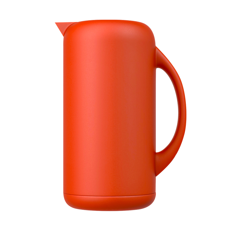 SIMELO印象京都玻璃内胆知也壶1000ML(单位：个） 珊瑚红