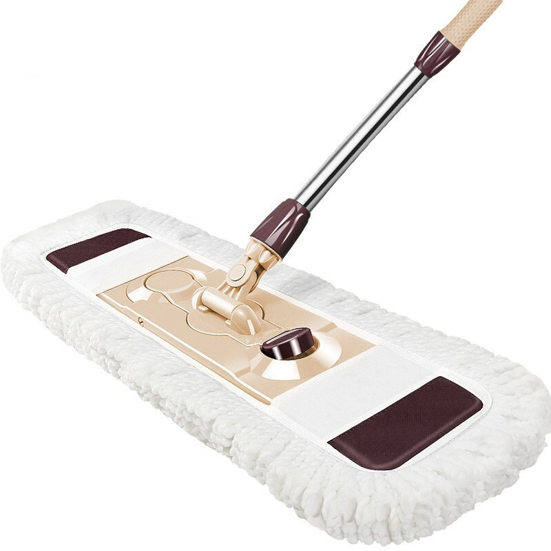 百家好世 家用65cm大号平板拖把尘推地拖卫生间木地板托把吸水墩布拖布干湿两用 配1块布 65cm大号拖把一块布