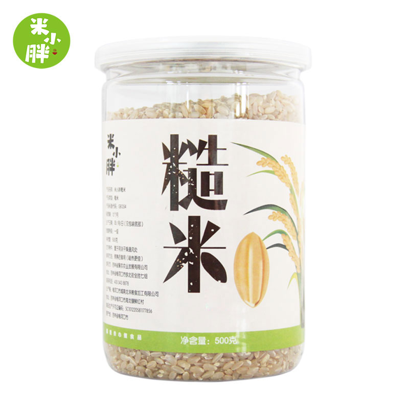 米小胖东北糙米健康粗粮米500g  