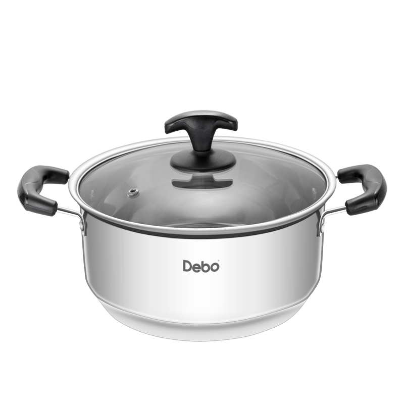 Debo德铂艾咪DEP-DS174不锈钢汤锅 银色