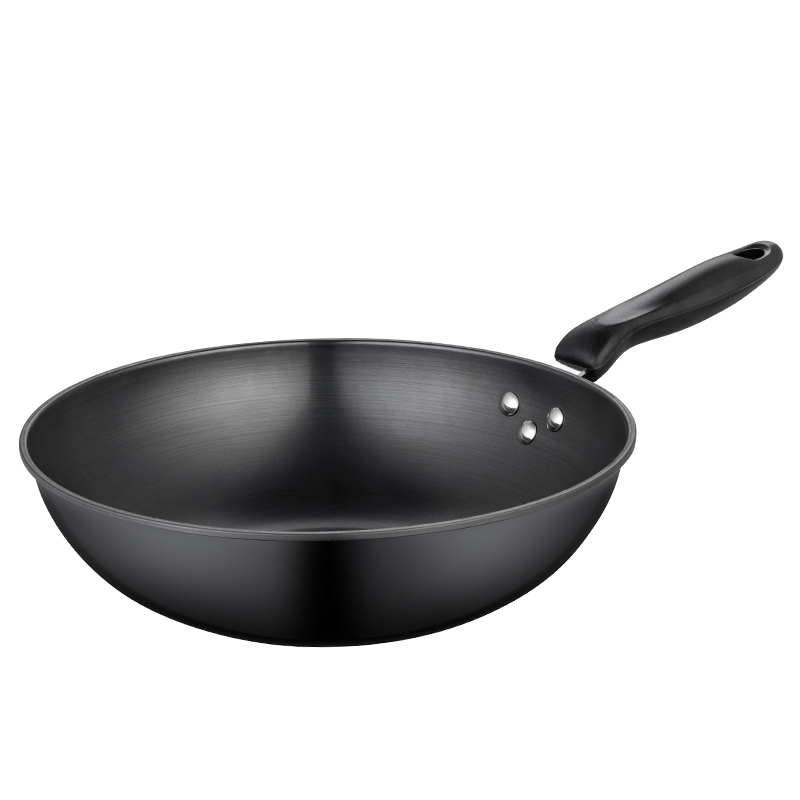 Debo德铂麦迪逊DEP-871精铁炒锅（单位：套） 黑色