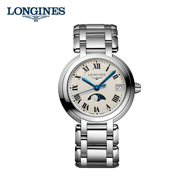 浪琴Longines 心月系列石英女士腕表 L8.116.4.71.6 白色