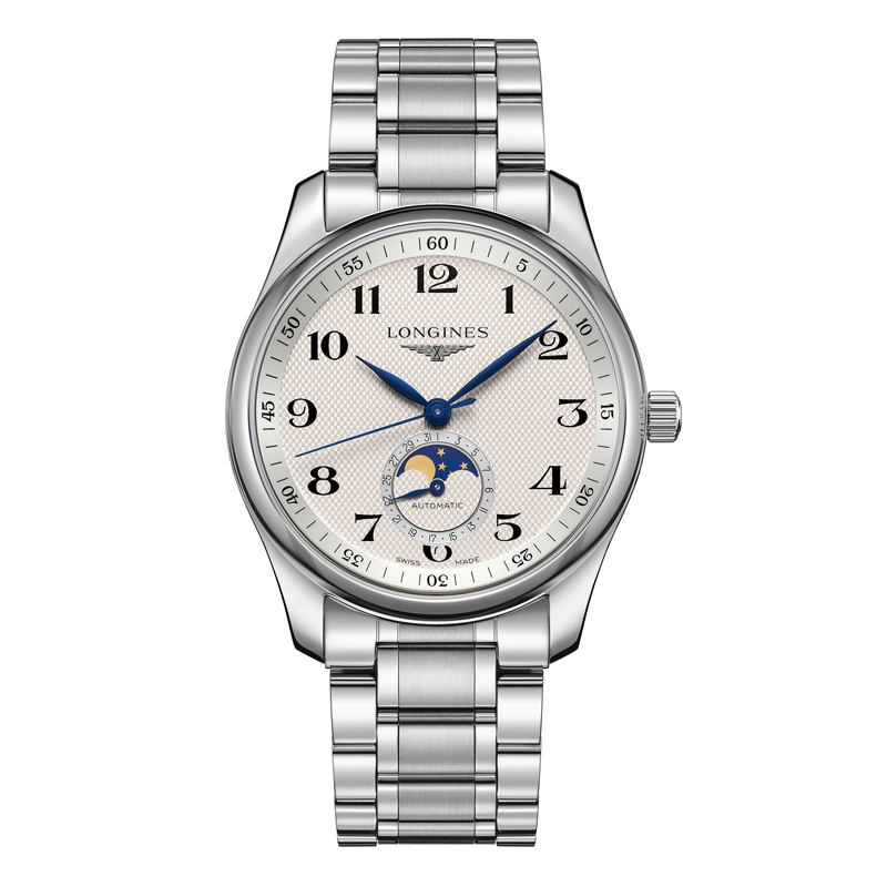浪琴Longines 名匠系列月相机械手表男士腕表 L2.909.4.78.6 白色