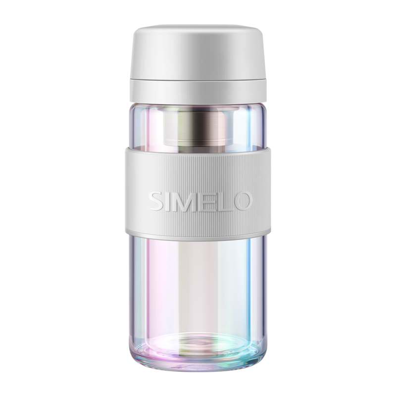 SIMELO印象京都清朗钛滤抗菌玻璃杯300ML(单位：个） 清灰