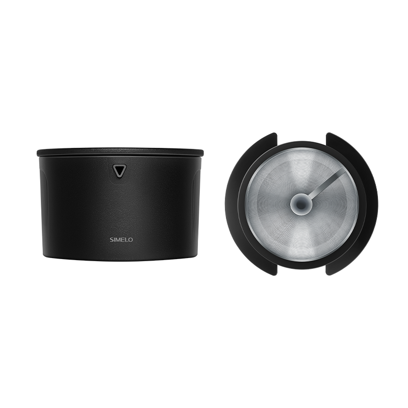 SIMELO北欧旅行手冲咖啡滤网套装（单位：套） 黑色