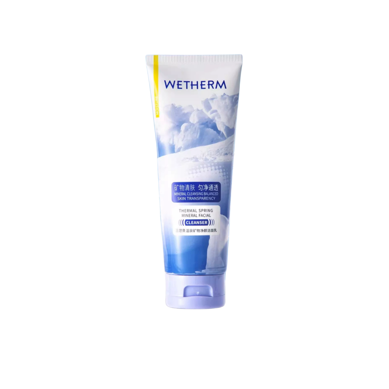 温碧泉温泉矿物净颜洁面乳100g 婴儿蓝