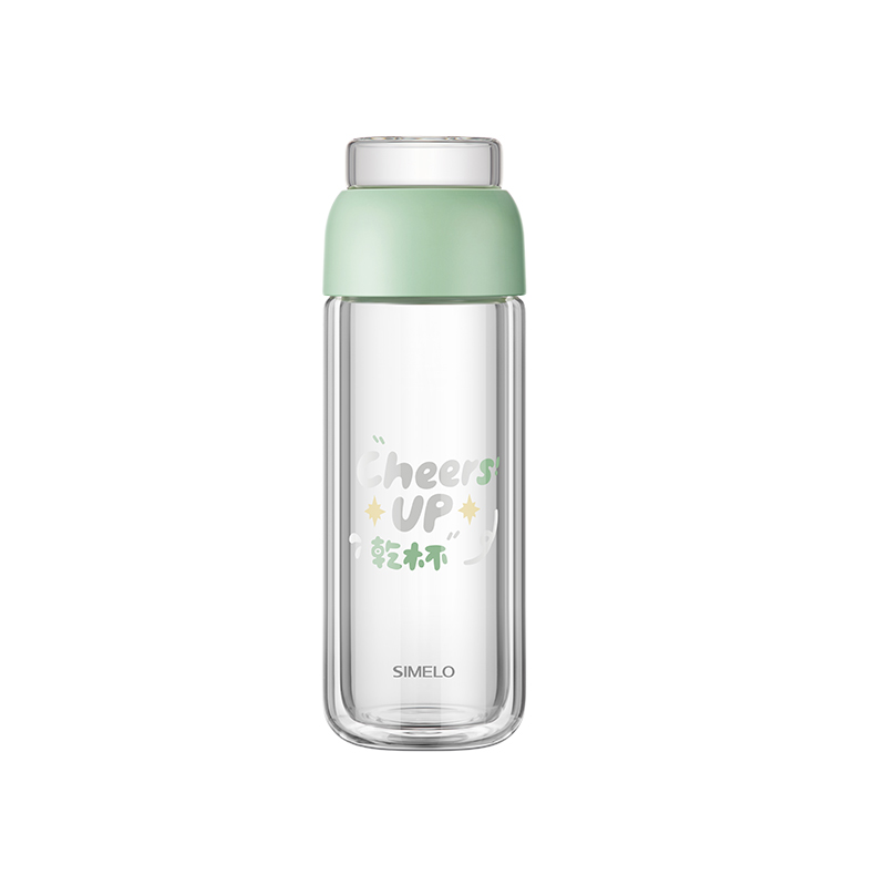 SIMELO印象京都达令茶水分离玻璃杯330ML（单位：个） 欢聚的愜意