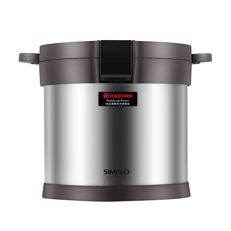 SIMELO印象京都系列高真空贝太焖烧锅4.5L(单位：个) 钢本色