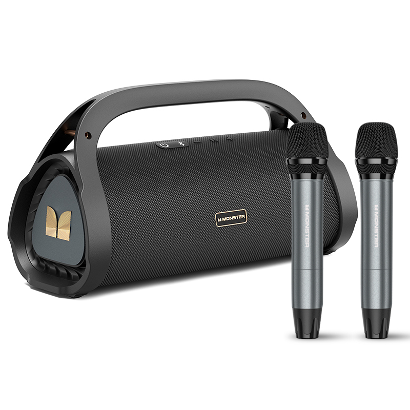 魔声MONSTER Adventurer Max蓝牙音响带麦克风手提便携式 MS22101 曜石黑