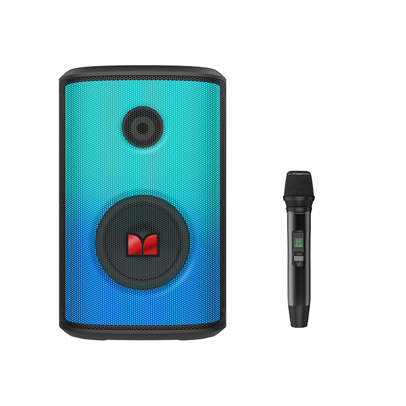 魔声MONSTER 蓝牙音响音箱便携式K歌唱歌音响带麦克风 MS22119 曜石黑