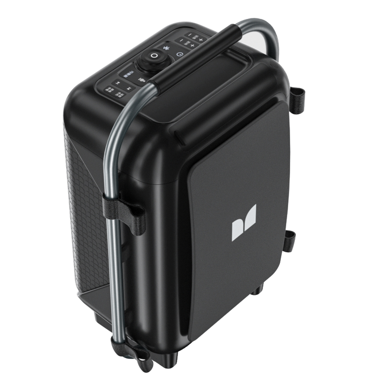 魔声MONSTER 蓝牙音箱户外K歌唱歌手提便携式 带麦克风 MS22142 黑色