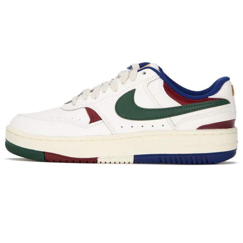 耐克（NIKE）女鞋 新款运动鞋Gamma Force Low时尚耐磨休闲鞋板鞋DX9176-102 帆白/队红/冷杉绿/麦金 36.5