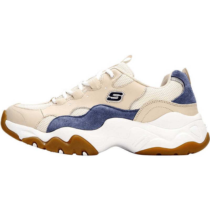 斯凯奇（SKECHERS）男鞋 新款运动鞋时尚潮流休闲鞋复古厚底熊猫鞋 237151-T 棕褐色 39.5