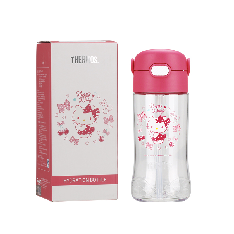 膳魔师Tritan吸管杯TCSQ-450KT cherry（单位：个） 粉色