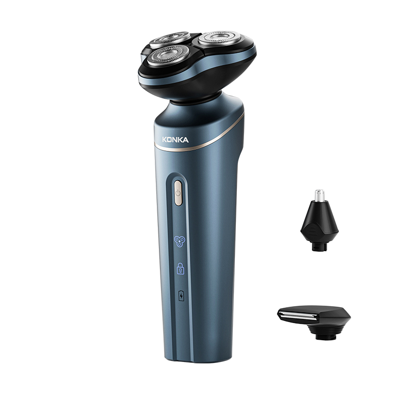 康佳自研磨刀片3D浮动多功能剃须刀KTXD-6014-T（单位：台） 藏蓝色