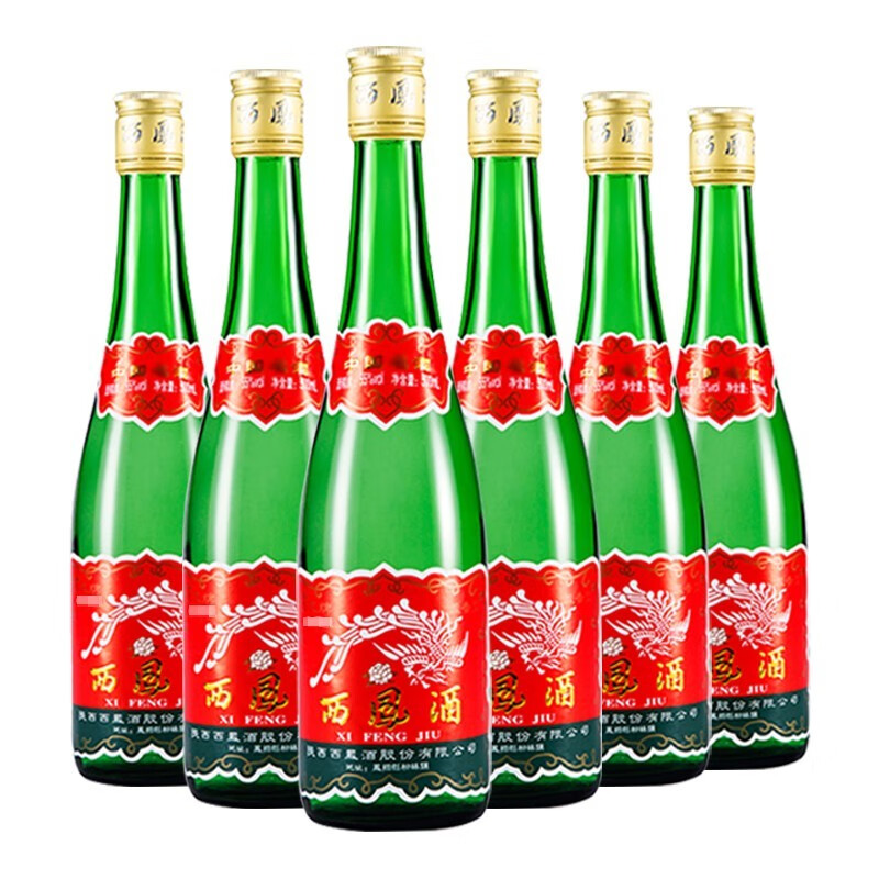 西凤酒45度绵柔凤香型白酒500ml*6瓶/份【裸瓶】 500ml*6瓶