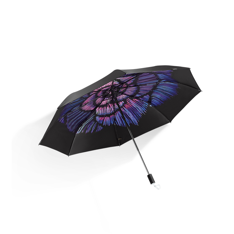 蕉下小黑伞300线系列双层三折（幻夜）（单位：把） 幻夜