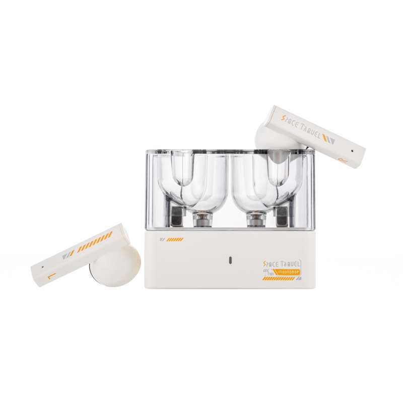 水月雨 SPACE TRAVEL 太空漫游 TWS真无线耳机 象牙色