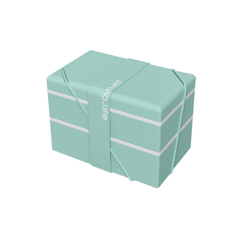 独角犀Rhino.life双层便当盒 湖水绿