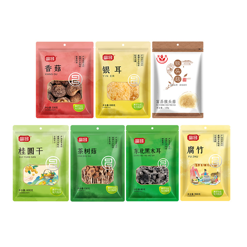 富昌 山芝韵礼盒A款 1180g 南北干货 拿铁色（单位：盒）