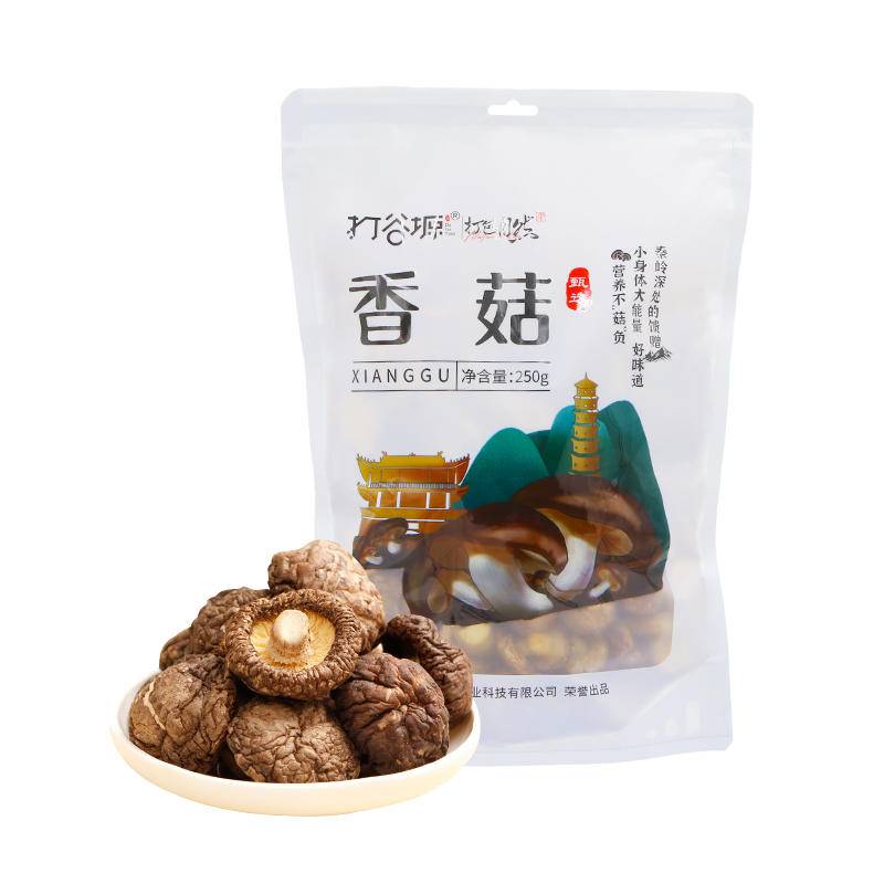 打谷塬食用干菜干菌子干香菇250g  