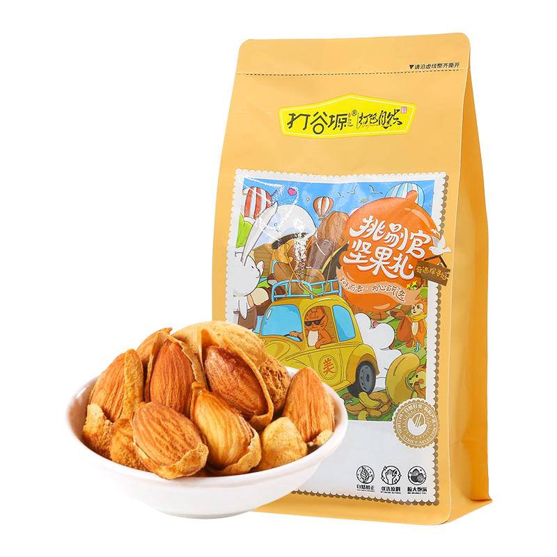 打谷塬烘炒坚果零食巴旦木168g  