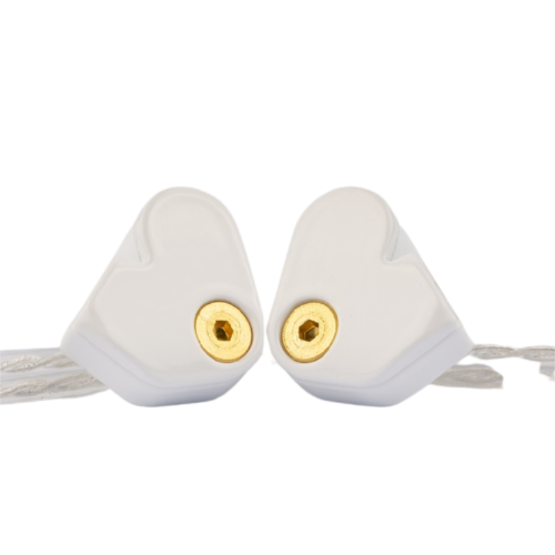 水月雨SSR 超级银船高性能单动圈挂耳式耳机HIFI耳机 白色