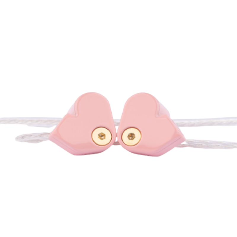 水月雨SSR 超级银船高性能单动圈挂耳式耳机HIFI耳机 粉红色