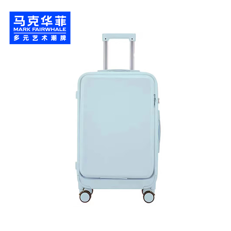 马克华菲平面前开盖行李箱MG2021（单位：个) 天空蓝 24寸