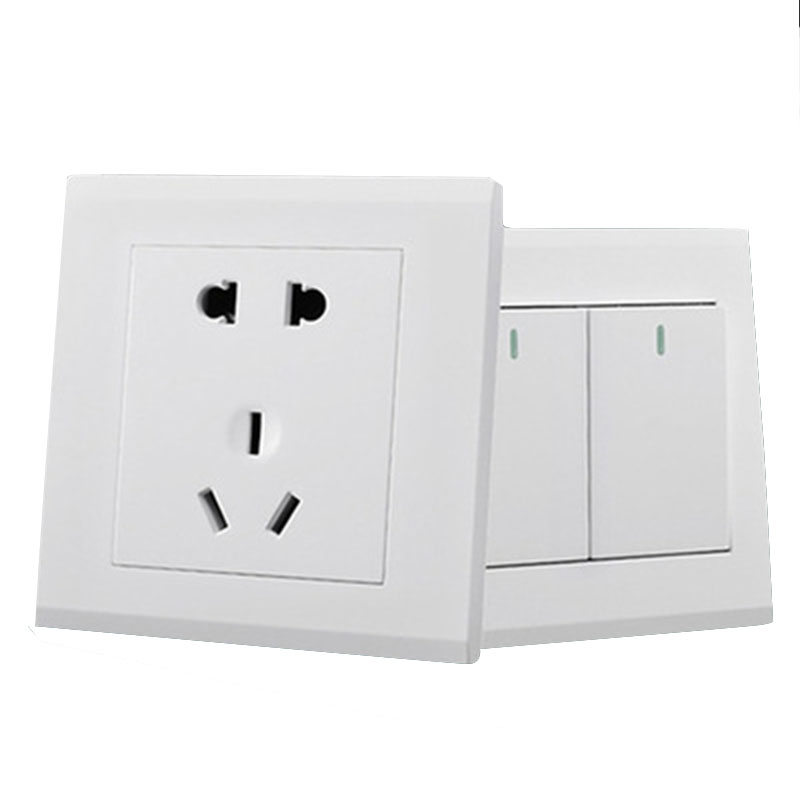 皮阿诺 KG8613-1 LED声光控延时开关面板 智能墙壁感应开关 楼道感应式开关面板（三线制）雅 白色