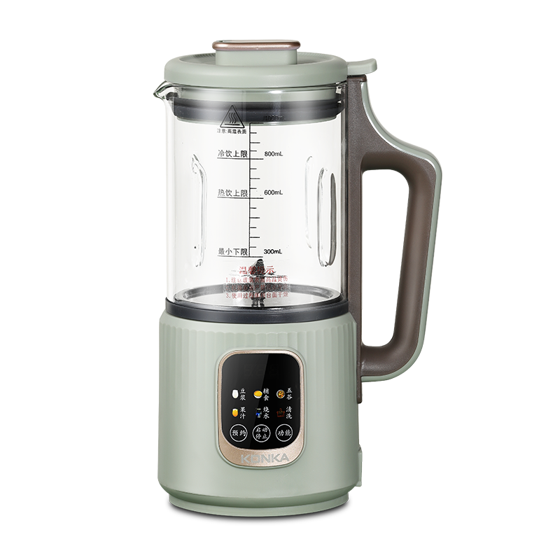 康佳（KONKA）多功能破壁辅食机 小型豆浆机KPBJ-8062-M 单位（台） 莱姆绿