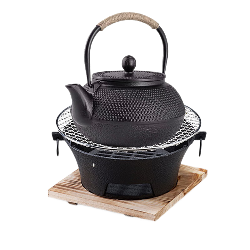 经典铸铁大号围炉豪华套装 拿铁色