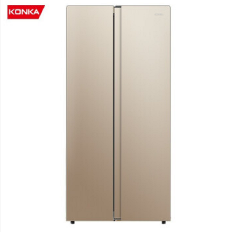 康佳（KONKA）405升 对开门冰箱 风冷无霜 BCD-405WD5EGX（台） 金色
