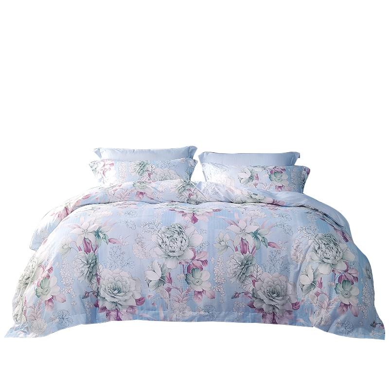 富安娜 713102543床单四件套/晴云秋月203*229cm 晴云秋月