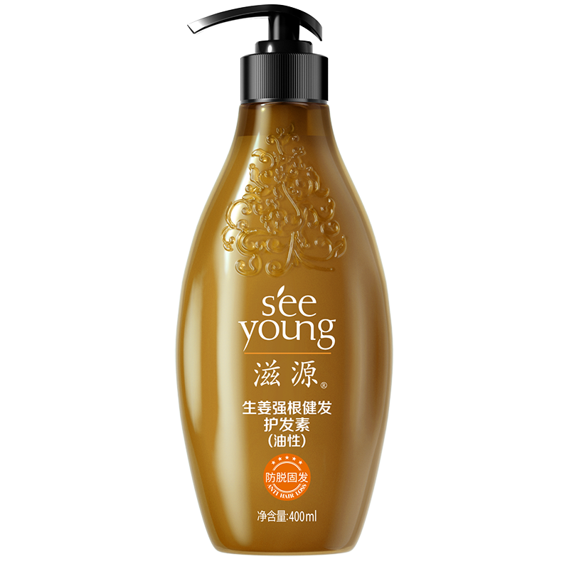 滋源（seeyoung） 生姜强根健发护发素（油性）400ml （单位：瓶）象牙色