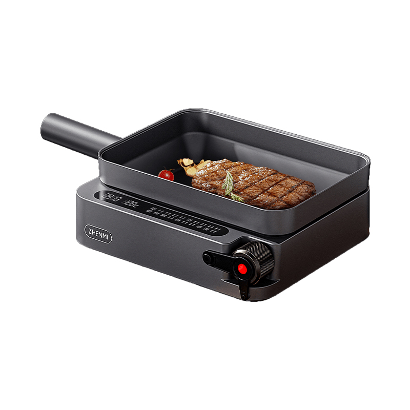 臻米智能西厨机多功能料理锅网红一体锅家用烹饪炒菜煎烤牛排机 ZMXC-01 （单位：台） 星空灰