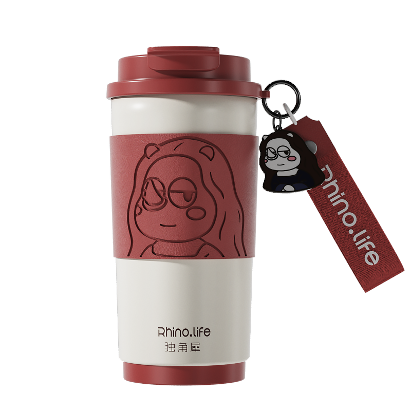 独角犀 Rhino.life 【我犀艺术家】系列 双饮咖啡杯 蒙娜丽犀