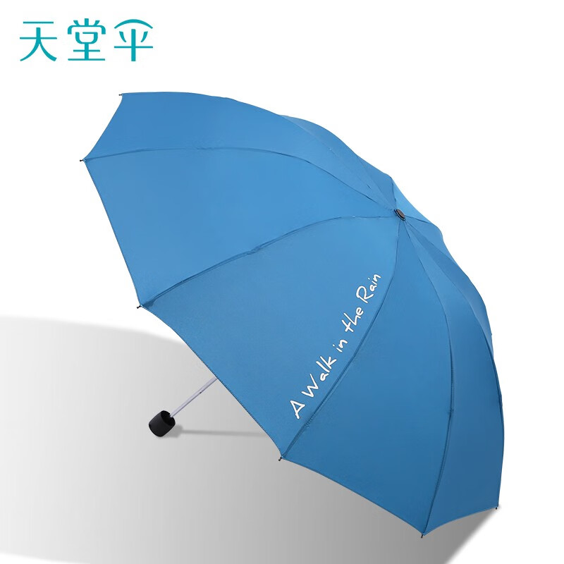 天堂【30880ETM】10骨双人雨伞创意-/把 摩尔蓝