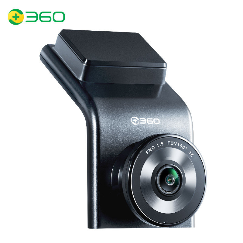 360行车记录仪G300 3K升级版超清摄像头汽车载WiFi互联停车监控 黑色