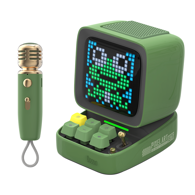 点音Divoom像素K歌蓝牙音箱Divoomic 绿色