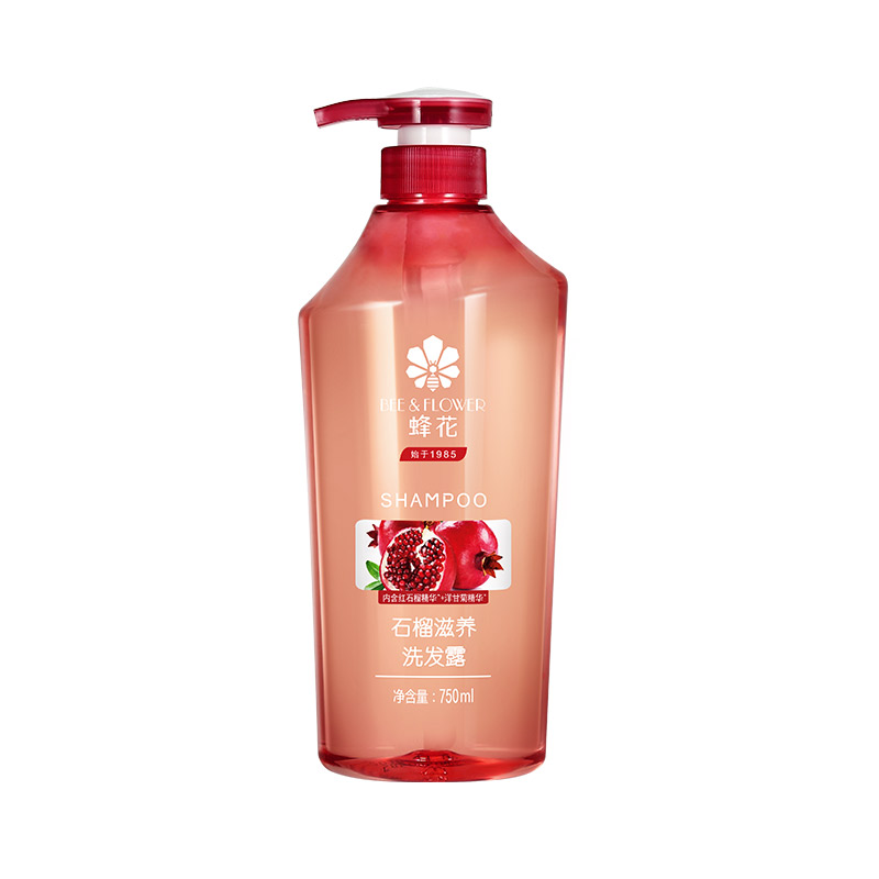 蜂花石榴滋养洗发露750ml+小麦蛋白护发素1L*2（单位：瓶） 莓果色