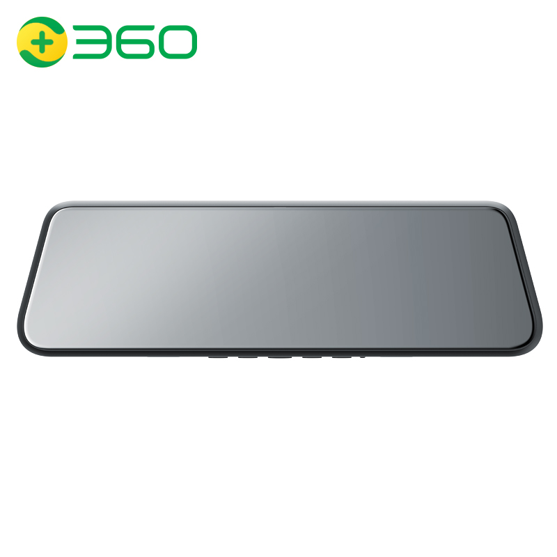 360行车记录仪M320pro触摸屏前后双镜头录摄高清停车监控 黑色