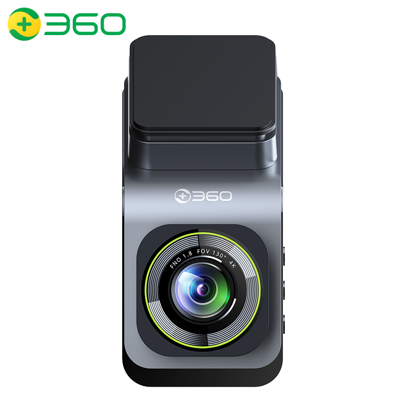 360行车记录仪G900高清夜视4K超清汽车载隐藏式停车监控 黑色